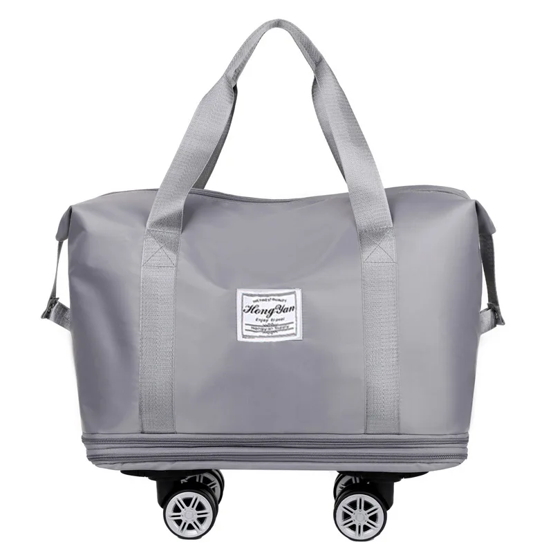 Universal wheel expandable luggage Large capacity travel fitness bag - Image 11
