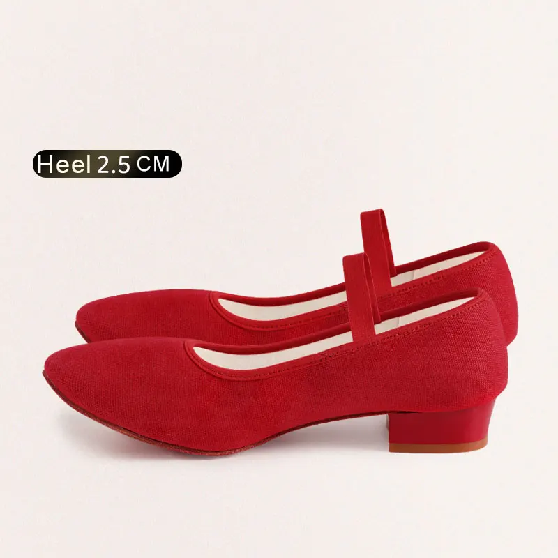 Ballet Shoes for Girls Dance Shoes for Woman Dancing Slippers Gymnastics Shoes Character Teacher Shoes High Heel Dancing Shoes - Image 6
