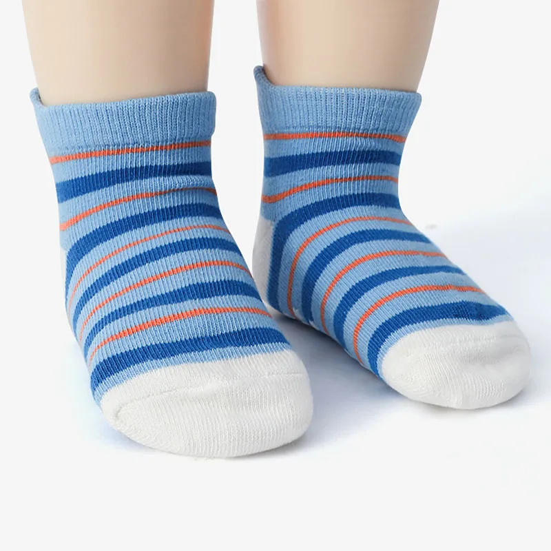 6 Pairs Kids Socks Cartoon Animal Pattern Cotton Non-Slip Floor Socks for Boys Toddler All-Season - Image 5
