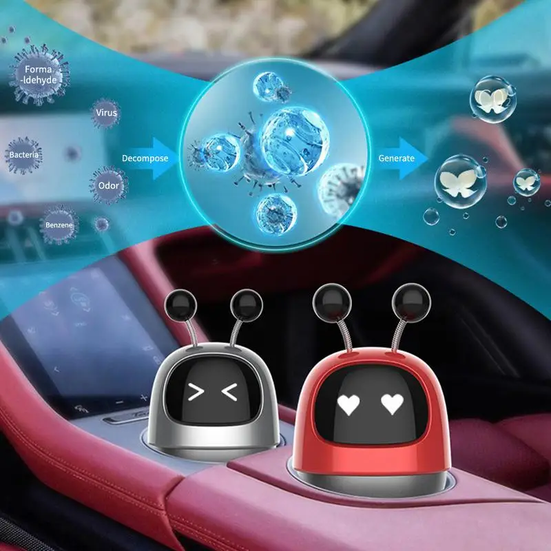 Car Air Freshener Auto Creative Anime Shaking Robot Air Vent Decoration Center Console Outlet Aromatherapy Automotive Interior - Image 24