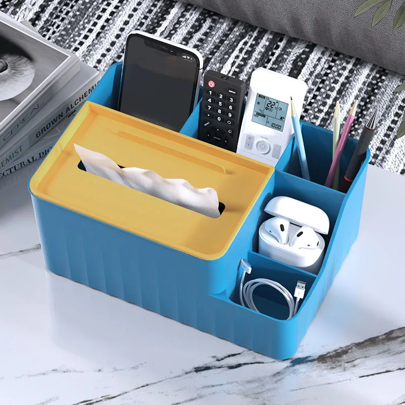 6-Section Desk Organizer - Multifunctional Plastic Storage - Image 14