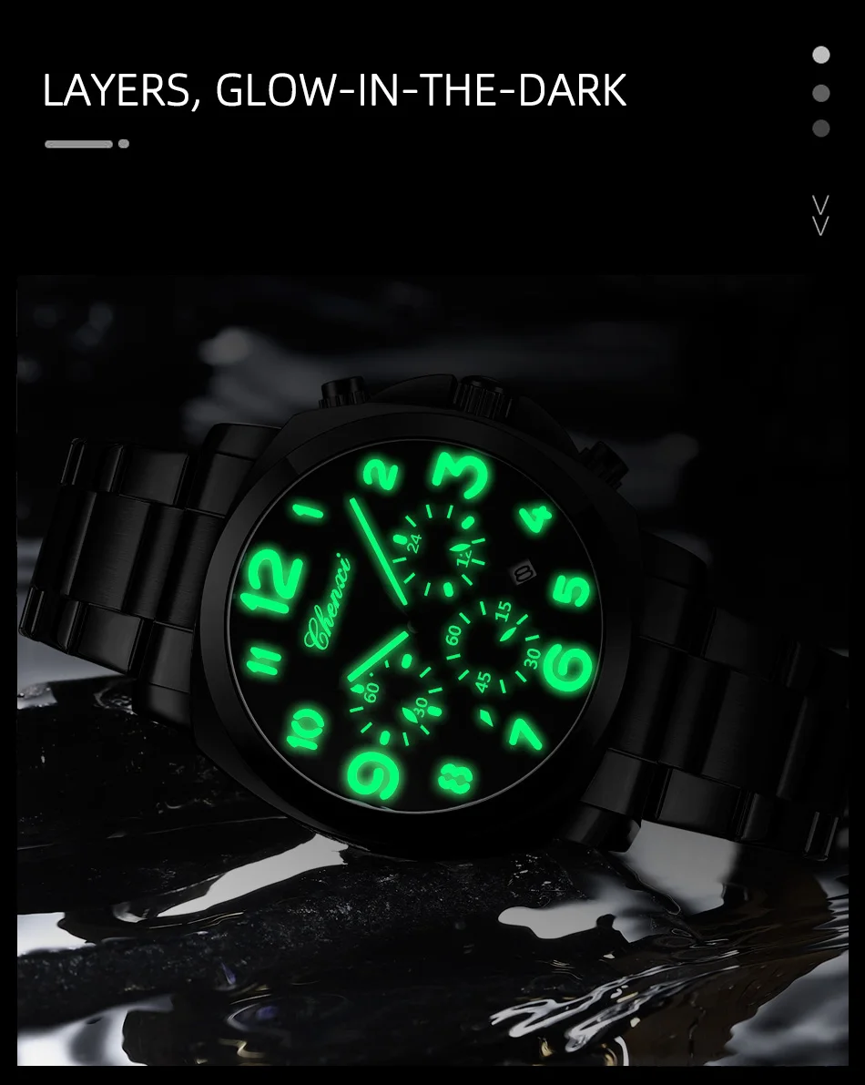 CHENXI Men Watches Stainless Steel Analog Quartz Sport Watches for Man Waterproof Business Classic Design Date Wrist Watch - Image 21