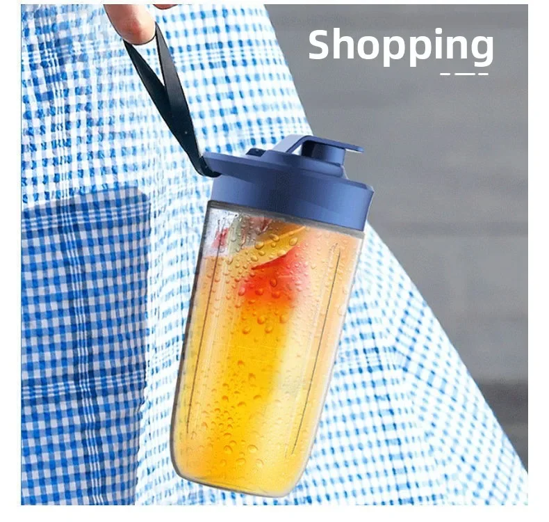 Portable Fruit Juice Blenders Summer Personal Electric Mini Bottle Home Usb 6 Blades Double Cup Juicer Machine For Kitchen - Image 24