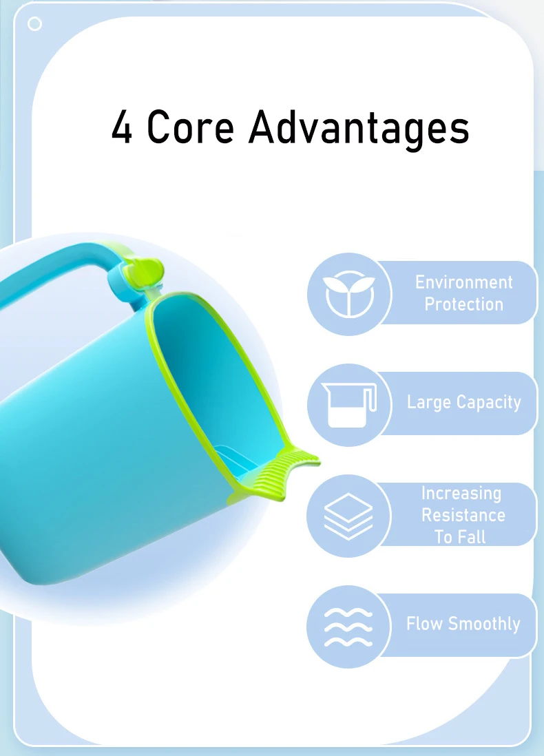 Baby Bath Rinse Cup Newborn Baby Shower Spoons Child Washing Hair Cup for Bathing Kids Bath Tool - Image 8