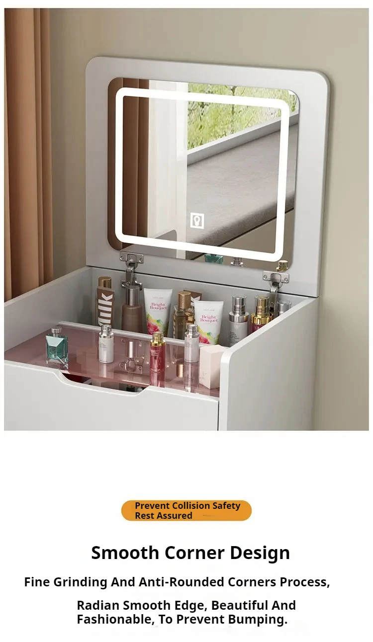 Vanity Accent Dressers Bedroom Mirror Wooden Organizer Nightstands Dressers Salon Penteadeiras De Maquiagem Dresser Furniture - Image 21