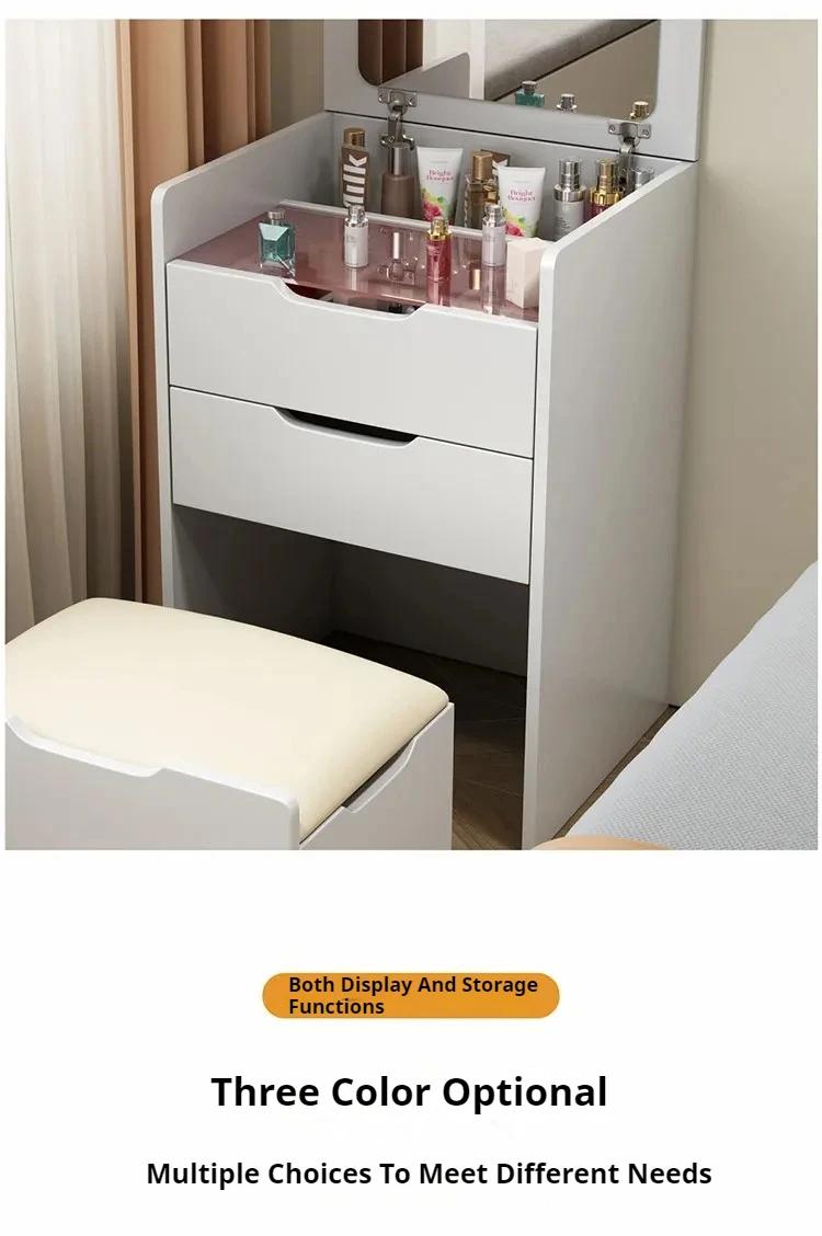 Vanity Accent Dressers Bedroom Mirror Wooden Organizer Nightstands Dressers Salon Penteadeiras De Maquiagem Dresser Furniture - Image 22