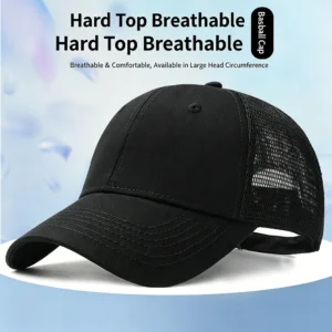 Unisex 8 Lines On The Brim Of The Hat Baseball Net Caps Spring and Summer Outdoor Adjustable Casual Hats Sunscreen Hat