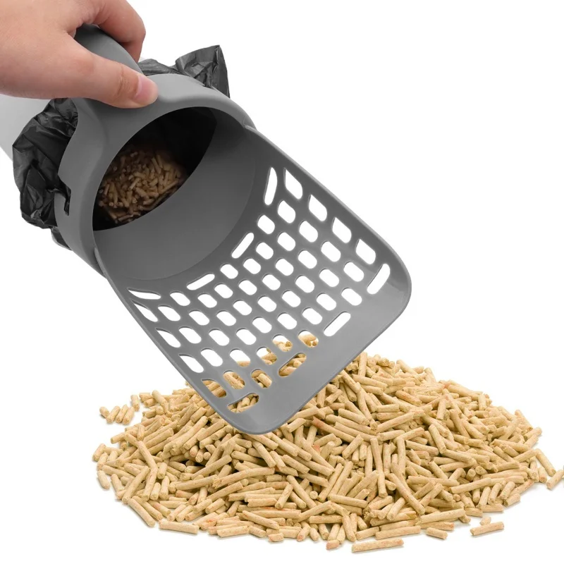 New pet litter shovel Candy color high appearance horizontal handle cat toilet shovel poop pickup Cat cleaning supplies - Image 27