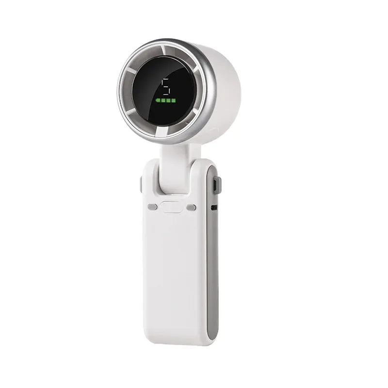 Portable Mini Handheld Fan Multi-functional Foldable Fan USB Rechargeable Mini Turbine Fan Mini Table Fan - Image 9