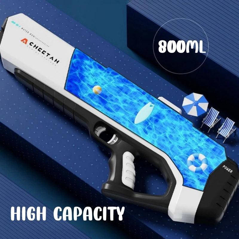 High Pressure Electric Water Gun Fully Automatic Absorb Water Burst Watergun Toys for Kids Summer Outdoor Pool Fight Games Gifts - Image 5
