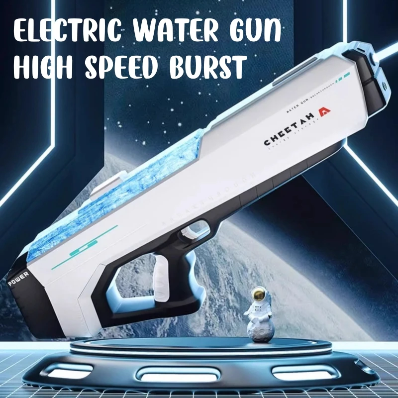 High Pressure Electric Water Gun Fully Automatic Absorb Water Burst Watergun Toys for Kids Summer Outdoor Pool Fight Games Gifts - Image 2