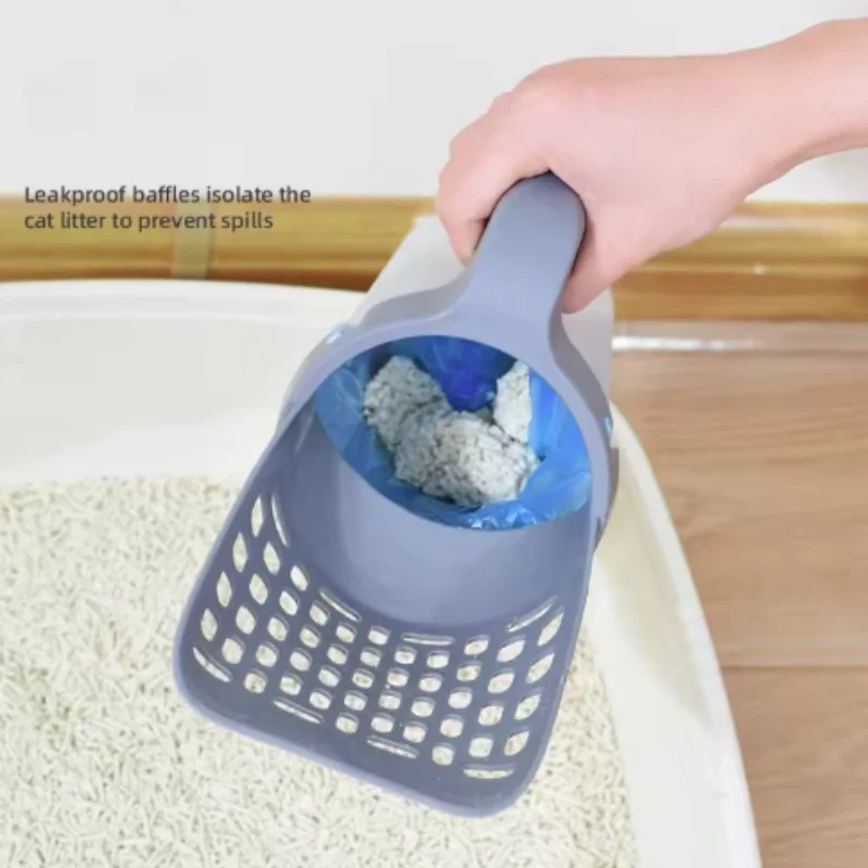 New pet litter shovel Candy color high appearance horizontal handle cat toilet shovel poop pickup Cat cleaning supplies - Image 28