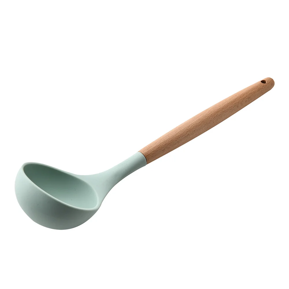 LMETJMA Silicone Cooking Utensils Set - 446°F Heat Resistant Kitchen Utensils Set Turner Tongs Spatula Spoon Brush Whisk JT888 - Image 11