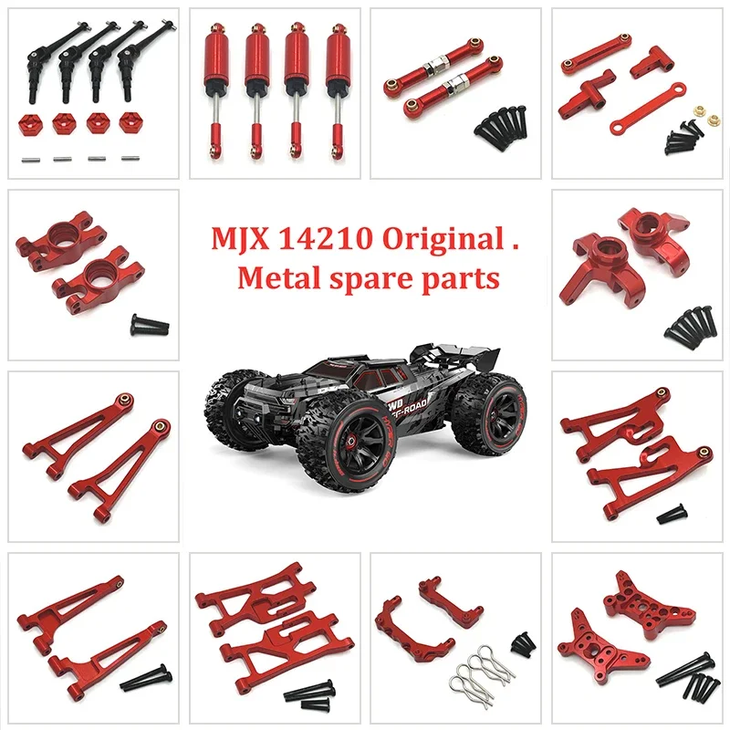 Mjx Hyper Go 14210 14209 1/14 Upgrade Parts Metal Front Steering Component for Rc Car CNC Aluminum Accessories Car Accessories