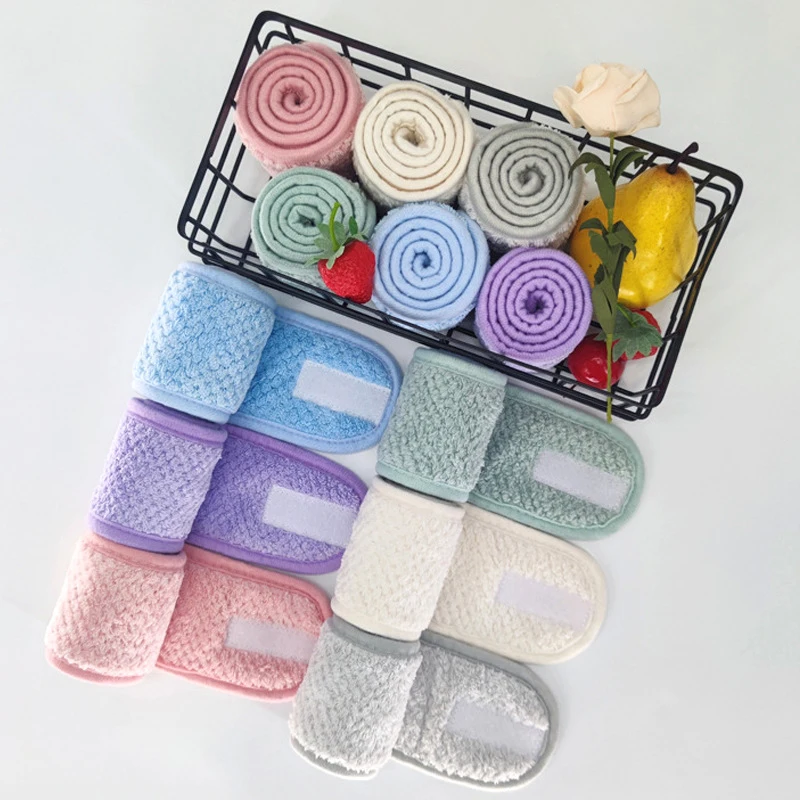 Adjustable Makeup Headband Soft Fleece Face Wash Towel Bath Spa Facial Hairband Skincare Beauty Head Wrap Accessory - Image 15