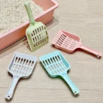 New pet litter shovel Candy color high appearance horizontal handle cat toilet shovel poop pickup Cat cleaning supplies