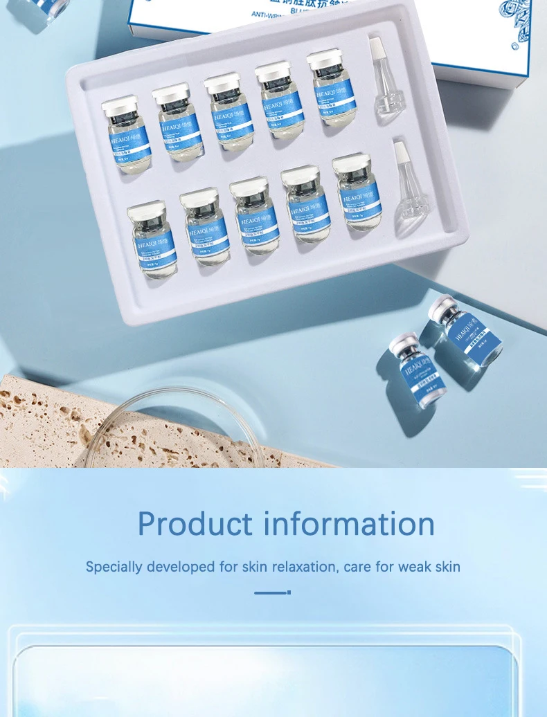 Blue Copper Peptide Freeze-Dried Powder GHK-Cu Essence Deep Hydration Firming Restore Skin Elasticity Rejuvenating SkinCare - Image 10
