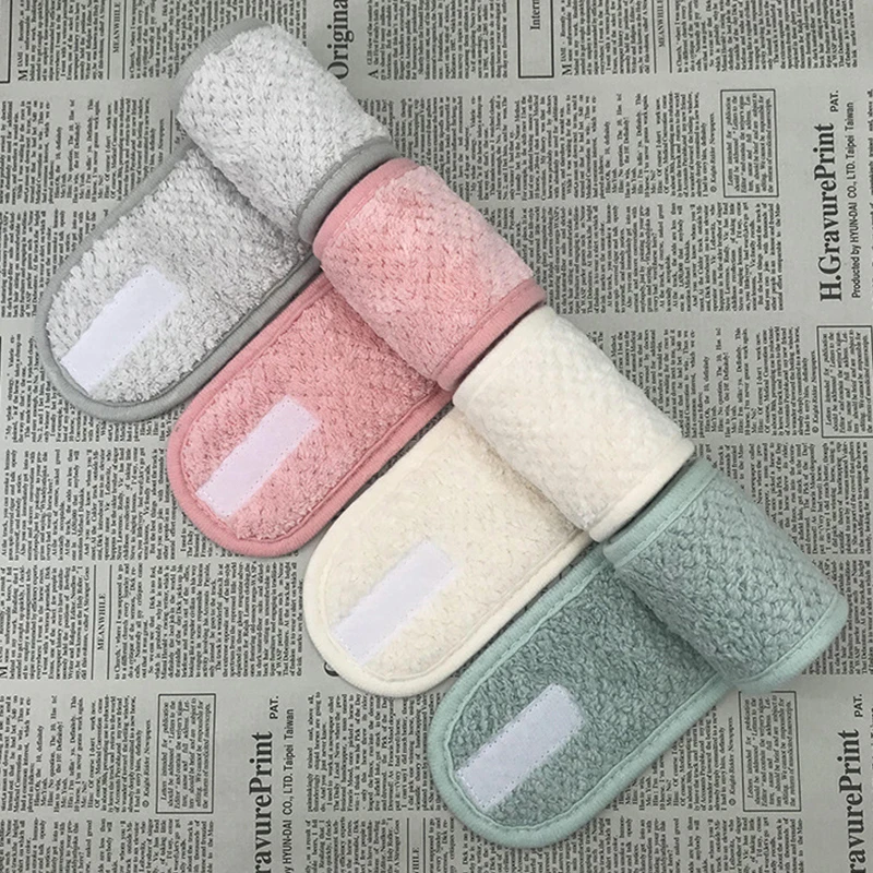 Adjustable Makeup Headband Soft Fleece Face Wash Towel Bath Spa Facial Hairband Skincare Beauty Head Wrap Accessory - Image 4