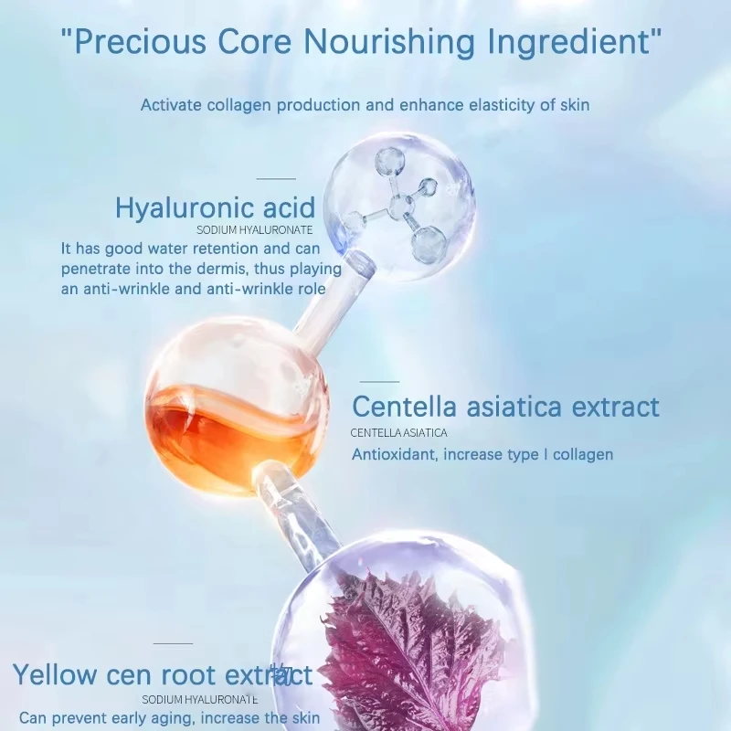 Blue Copper Peptide Freeze-Dried Powder GHK-Cu Essence Deep Hydration Firming Restore Skin Elasticity Rejuvenating SkinCare - Image 4