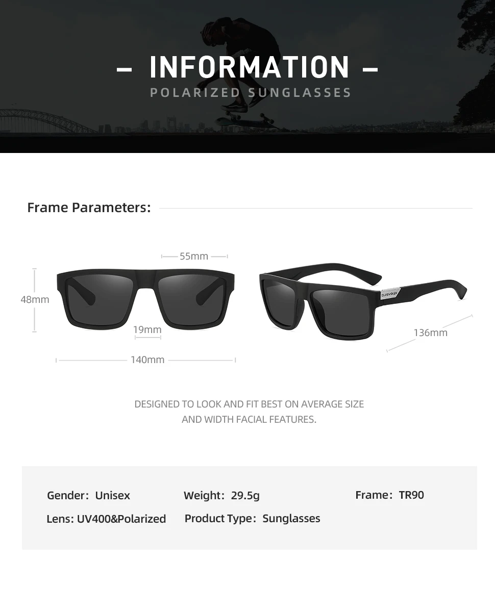 Classic Polarized Sunglasses Men Women UV400 Sun Glasses Fishing Goggles Outdoor Sport Eyewear - Image 14