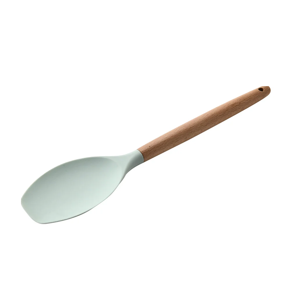 LMETJMA Silicone Cooking Utensils Set - 446°F Heat Resistant Kitchen Utensils Set Turner Tongs Spatula Spoon Brush Whisk JT888 - Image 9