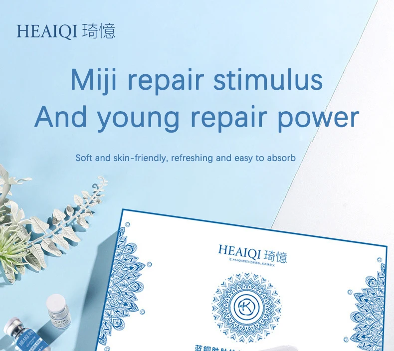 Blue Copper Peptide Freeze-Dried Powder GHK-Cu Essence Deep Hydration Firming Restore Skin Elasticity Rejuvenating SkinCare - Image 9