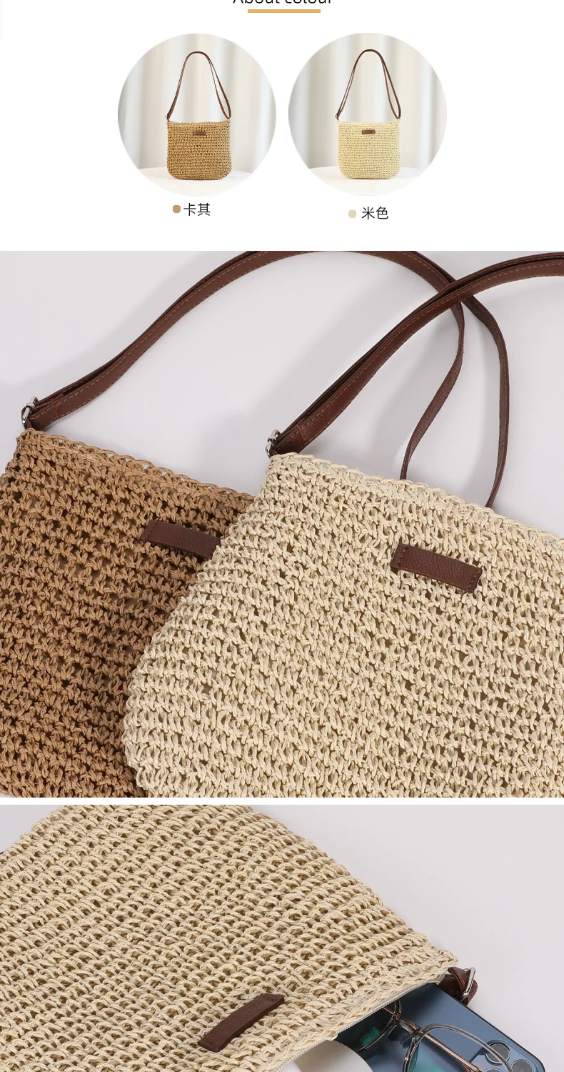 Beach Korean Straw Hat Summer Women Visor Bucket Hat Fisherman Hat Hand weaving Panama Girl Fishing Chapeau Sun Hats tool - Image 19