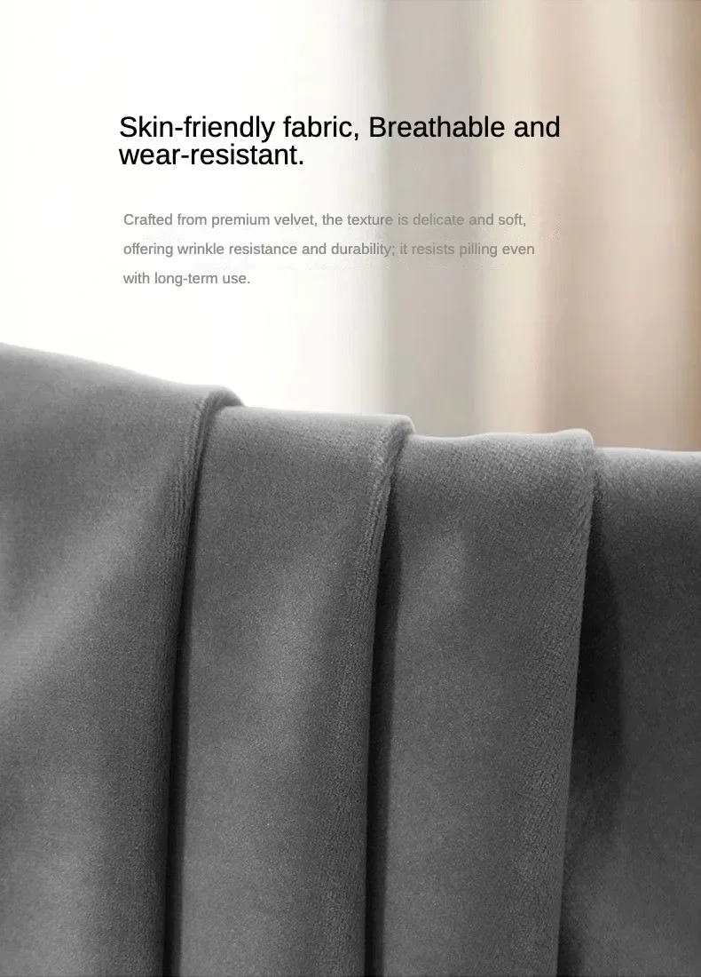 Nordic velvet Floor stool Corner sofa chair round vanity stool design big soft ottoman pouf Child Low stool luxury furniture - Image 18