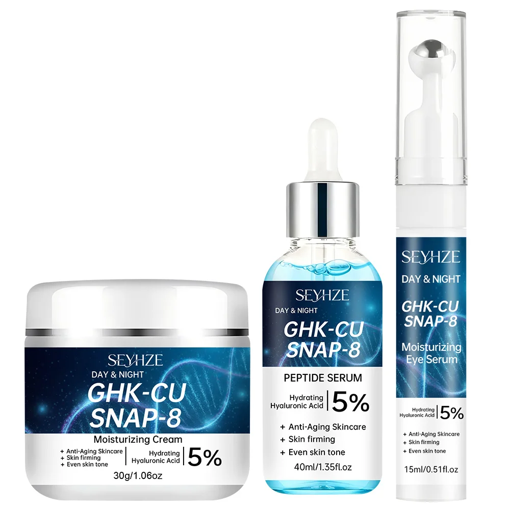 SEYHZE Facial Skincare Kit 3pcs with Eye Essence Moisturizing Cream And Serum - Tightening Lifting Even Skin Tone Deep Hydration - Image 8