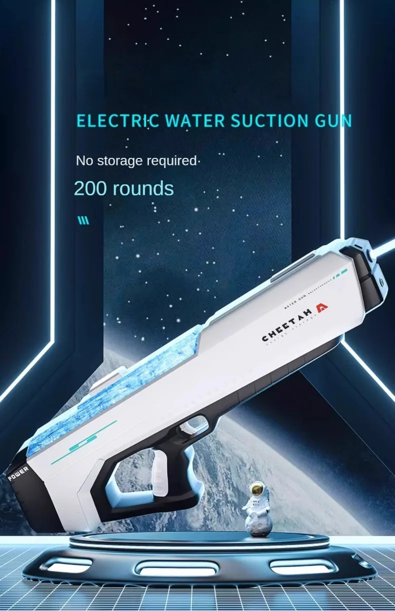 High Pressure Electric Water Gun Fully Automatic Absorb Water Burst Watergun Toys for Kids Summer Outdoor Pool Fight Games Gifts - Image 16