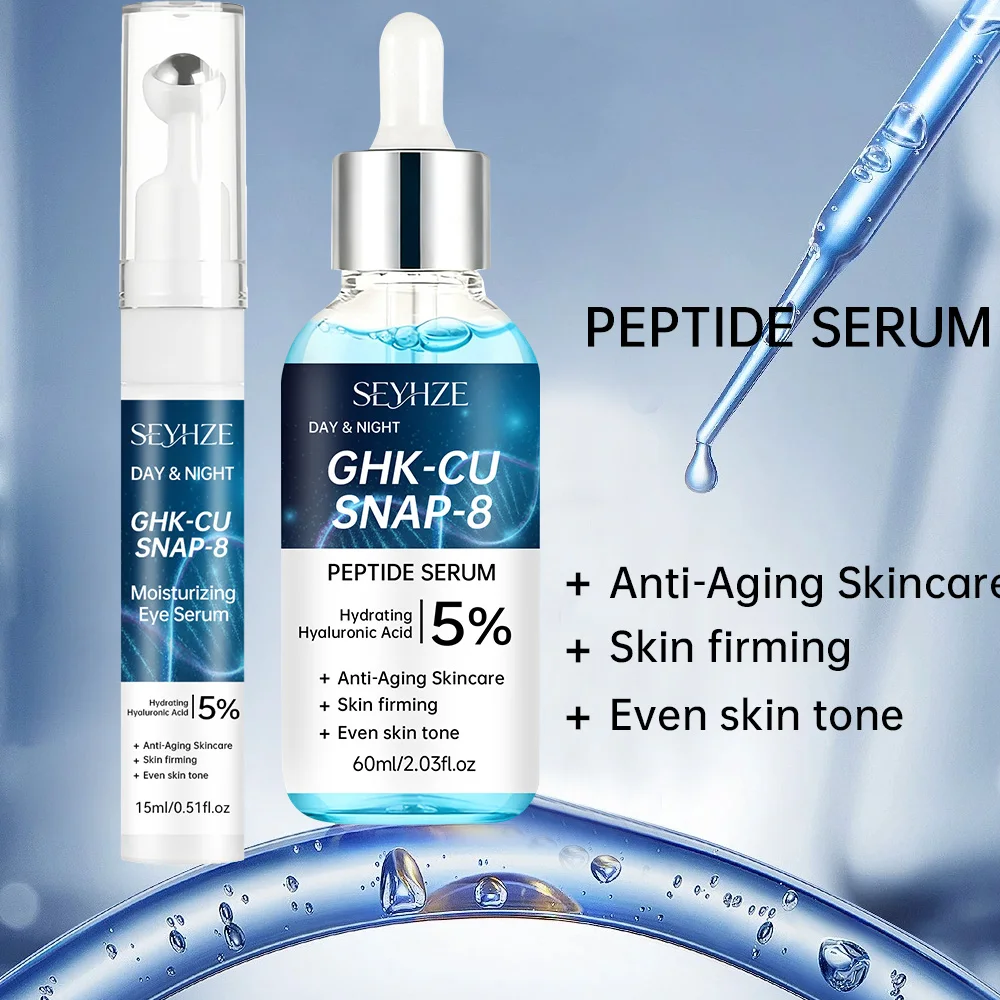 SEYHZE Facial Skincare Kit 3pcs with Eye Essence Moisturizing Cream And Serum - Tightening Lifting Even Skin Tone Deep Hydration - Image 13