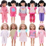 Doll Dress Cute Pajamas Skirt Casual Bodysuit For 14.5Inch