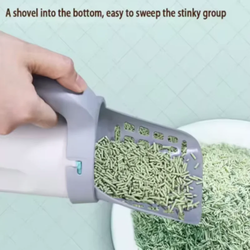 New pet litter shovel Candy color high appearance horizontal handle cat toilet shovel poop pickup Cat cleaning supplies - Image 26