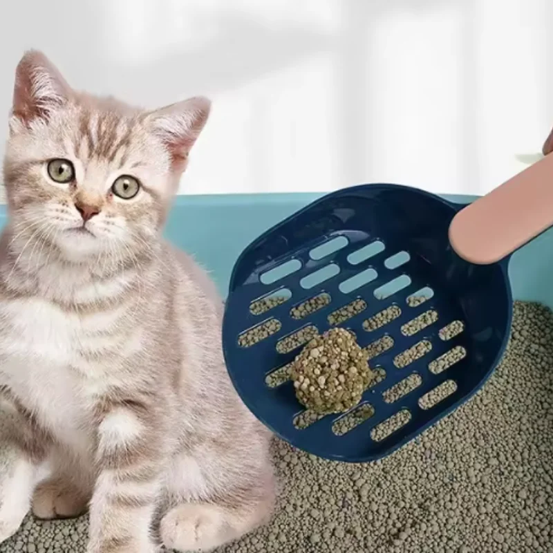 New pet litter shovel Candy color high appearance horizontal handle cat toilet shovel poop pickup Cat cleaning supplies - Image 20